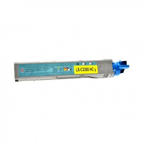 TONER OKI C3300 GIALLO COMPATIBILE PER OKI C 3300N 3400N 3450N,C3600 43459337 2.500 PAGINE