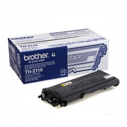 ORIGINAL Brother toner nero TN-2110 ~1500 PAGINE