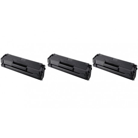MLT-D111S KIT 3 Toner compatibile Nero Per Samsung Xpress M2020 M2022W M2026 M2070FW